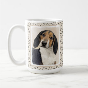 Treeing Walker Coonhound Painting - Original Art Coffee Mug