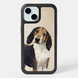 Treeing Walker Coonhound Painting - Original Art iPhone 15 Case