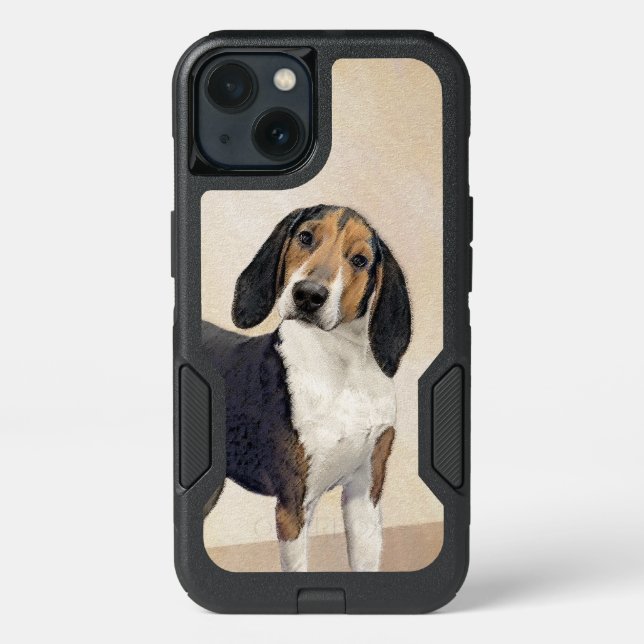 Treeing Walker Coonhound Painting - Original Art Otterbox iPhone Case (Back)