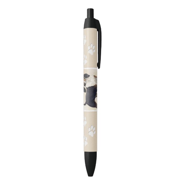 Treeing Walker Coonhound Painting - Original Art Pen (Bottom (Vertical))