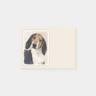 Treeing Walker Coonhound Painting - Original Art Post-it Notes