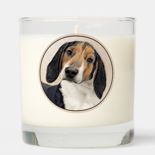 Treeing Walker Coonhound Painting _ Original Art Scented Candle