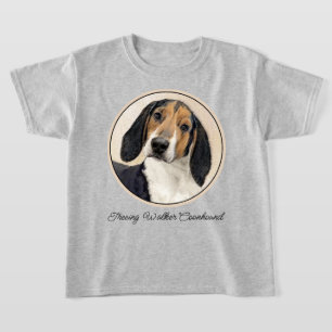 Treeing Walker Coonhound Painting - Original Art T-Shirt