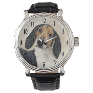 Treeing Walker Coonhound Painting - Original Art Watch