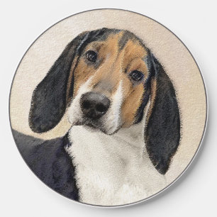 Treeing Walker Coonhound Painting - Original Art Wireless Charger