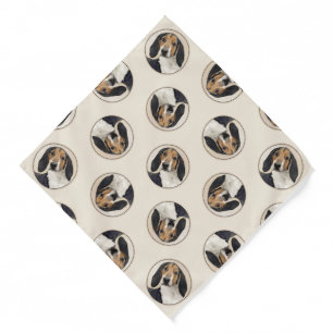 Treeing Walker Coonhound Painting Original Dog Art Bandana