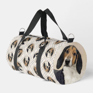 Treeing Walker Coonhound Painting Original Dog Art Duffle Bag
