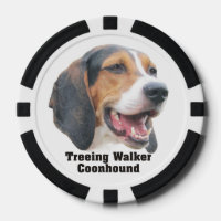 Treeing Walker Coonhound Poker Chips