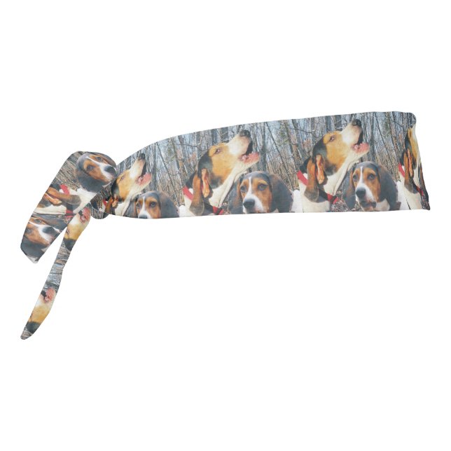 Treeing Walker Coonhound Tie Headband (Rotate 270)
