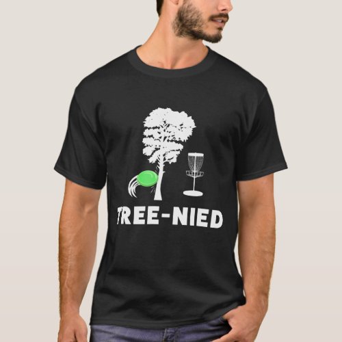 Treejection Disc Golf Funny Tree Frisbee Golf Disc T_Shirt