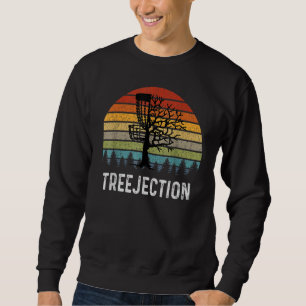 Treejection Funny Disc Golf Frisbee For Men Women Sweatshirt
