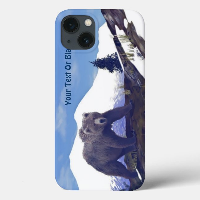 Treeline Grizzly Case-Mate iPhone Case (Back)