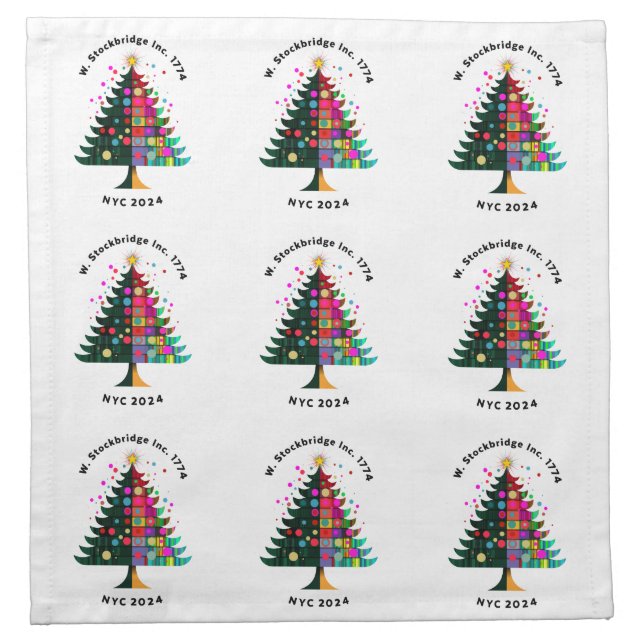 Treemazing Stockbridge 2024 Memorial Cloth Napkin (Front)