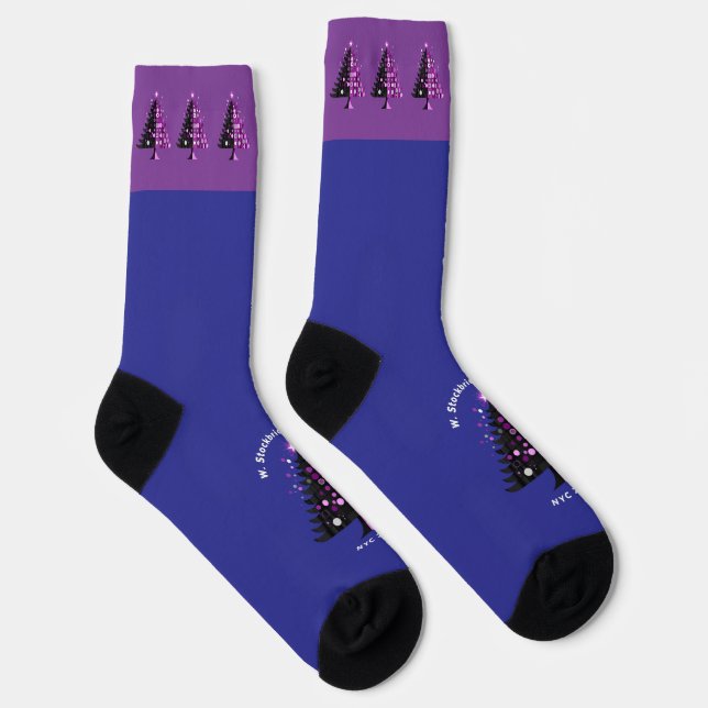 Treemazing Stockbridge 2024 Memorial Socks Purple (Right)