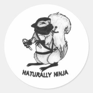 Treerat Ninja Classic Round Sticker
