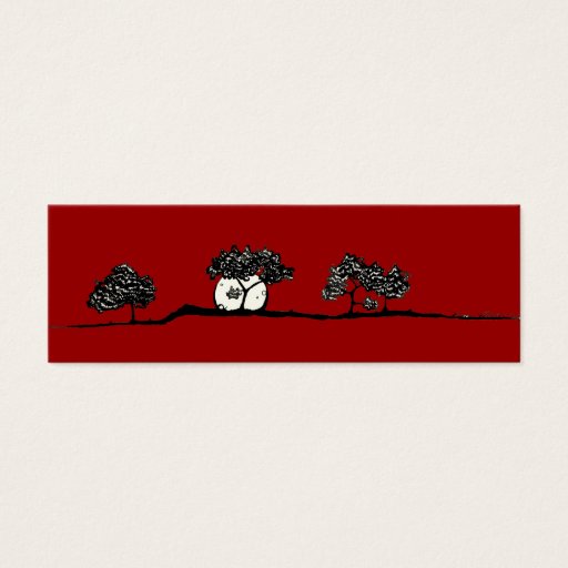 Customizable trees business cards