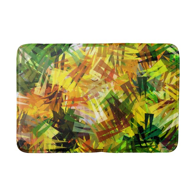 TREES ABSTRACT BATHROOM MAT (Front)