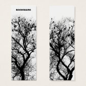 Trees and birds bookmark (Front & Back)
