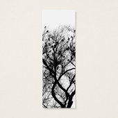 Trees and birds bookmark (Back)