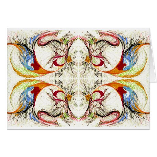 Trees and Birds fantasy Cards (Front Horizontal)