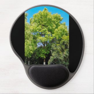 Trees and Blue Sky Gel Mouse Pad