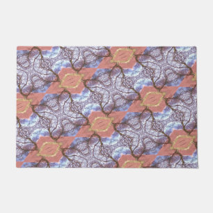 TREES AND FIELDS  DOORMAT