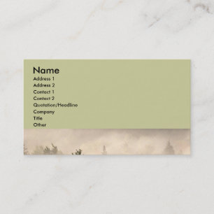 Trees and Fog Business Card