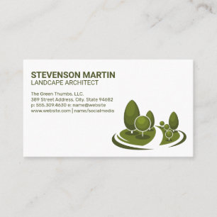 Trees and Landscaping Business Card
