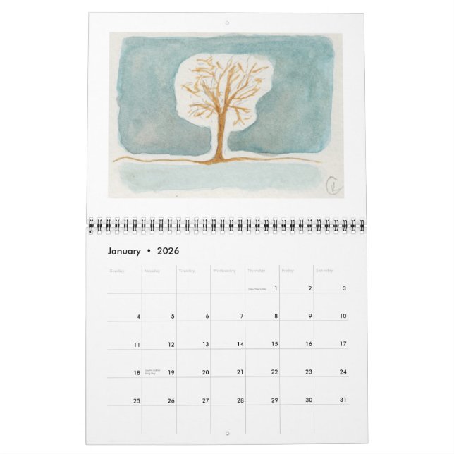 Trees and Mountains 2011 Calendar (Jan 2026)