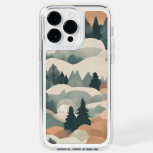 Trees and Mountains Boho Abstract Design Speck iPhone 14 Pro Max Case