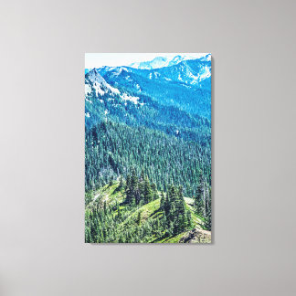 Trees and Ridges Canvas Print