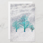 Trees and Snow Crystals (Front/Back)