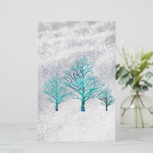 Trees and Snow Crystals (Standing Front)