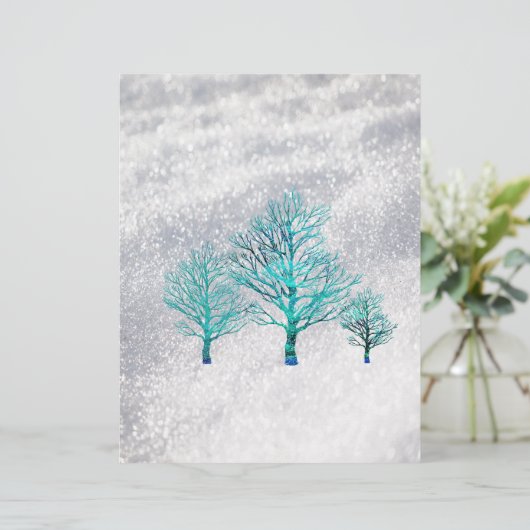 Trees and Snow Crystals (Standing Front)