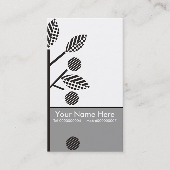 Trees And Their Fruit Business Cards (Front)