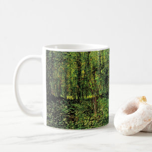 Trees and Undergrowth by Vincent van Gogh Coffee Mug