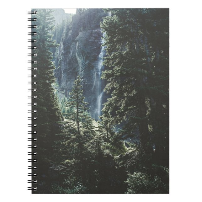 Trees And Waterfalls Notebook (Front)