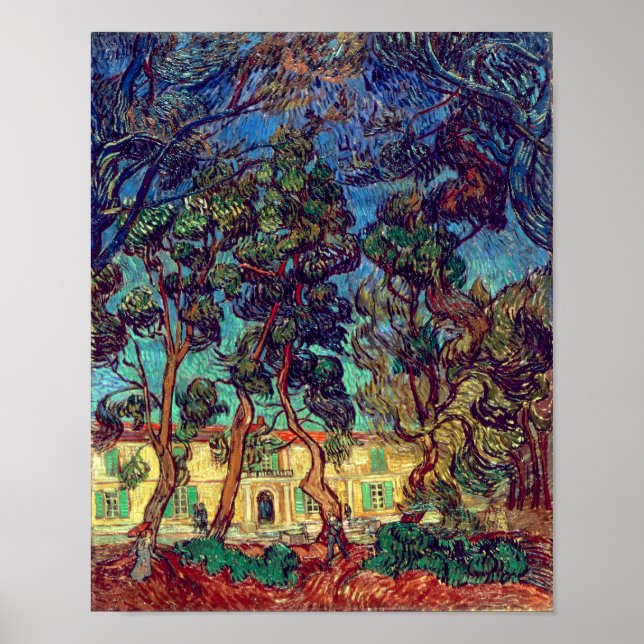 Trees at Hospital Garden | Van Gogh | Poster (Front)