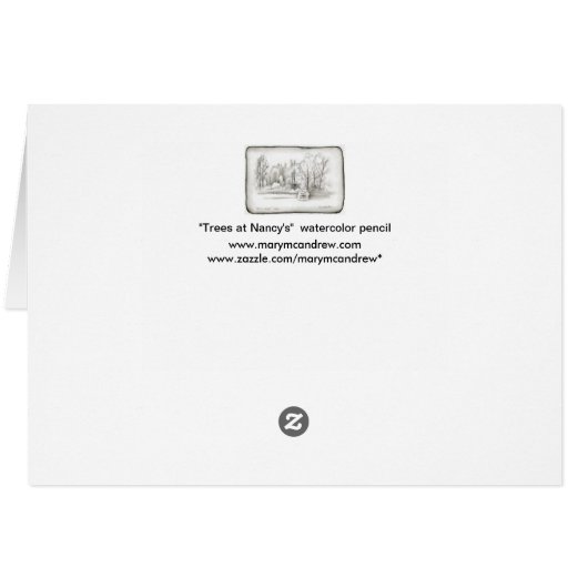 "Trees at Nancy's" (Back Horizontal)