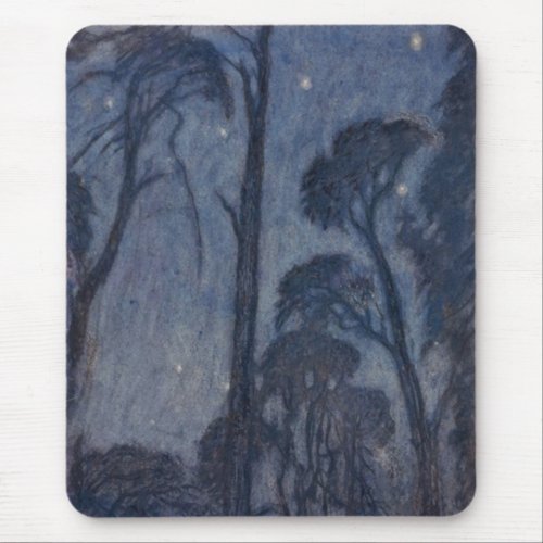 Trees at Twilight by Edward Robert Hughes Mouse Pad