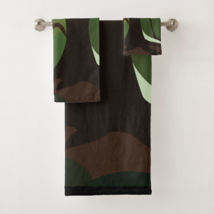 Trees Botanical Nature Bath Towel Set