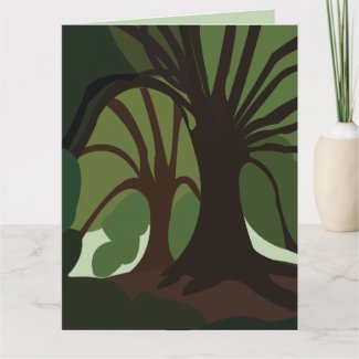 Trees Botanical Nature Greeting 