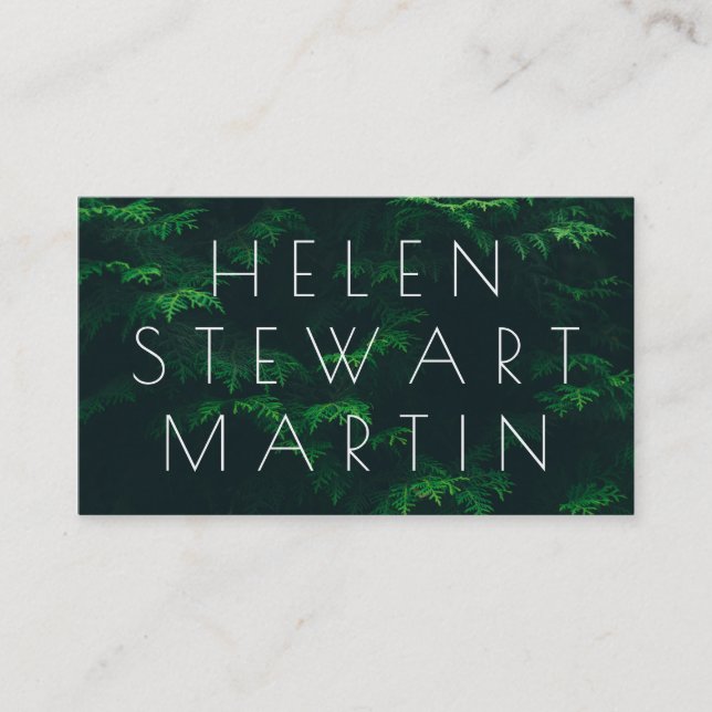 Trees Business Card (Front)