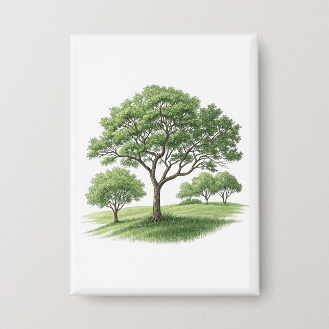 Trees Button (Front)
