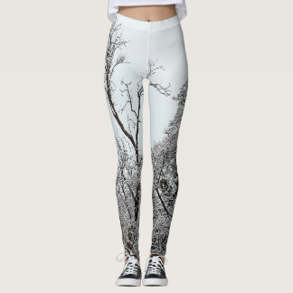 Trees, by the water leggings