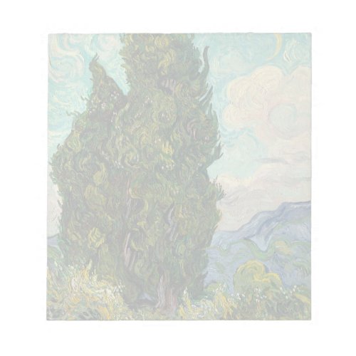 Trees by Vincent Van Gogh Notepad