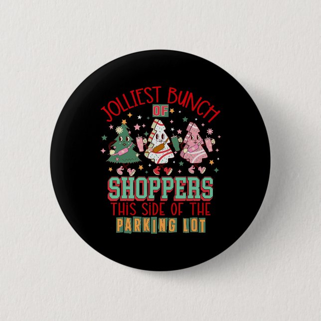 Trees Cake Debbie Friday Jolliest Bunch Of Shopper Button (Front)