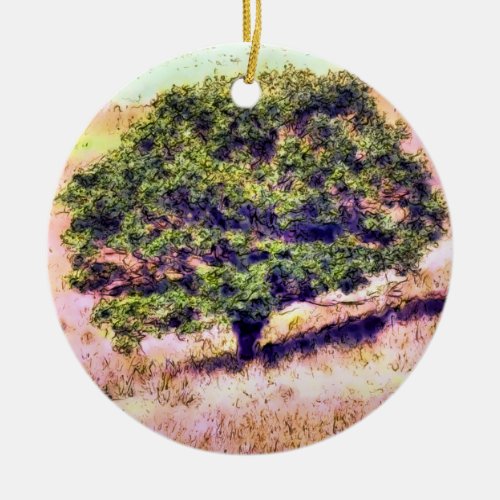 TREES CERAMIC ORNAMENT