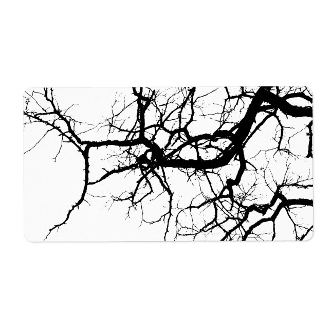 Tree's dark branches label (Front)