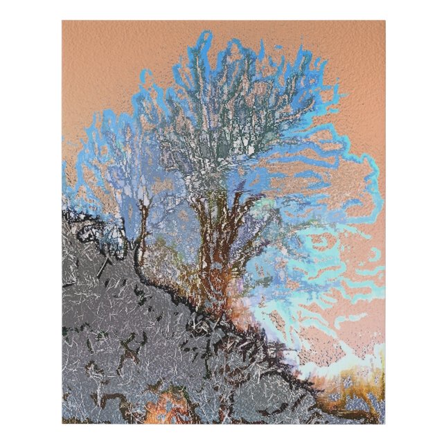 TREES FAUX CANVAS PRINT (Front)